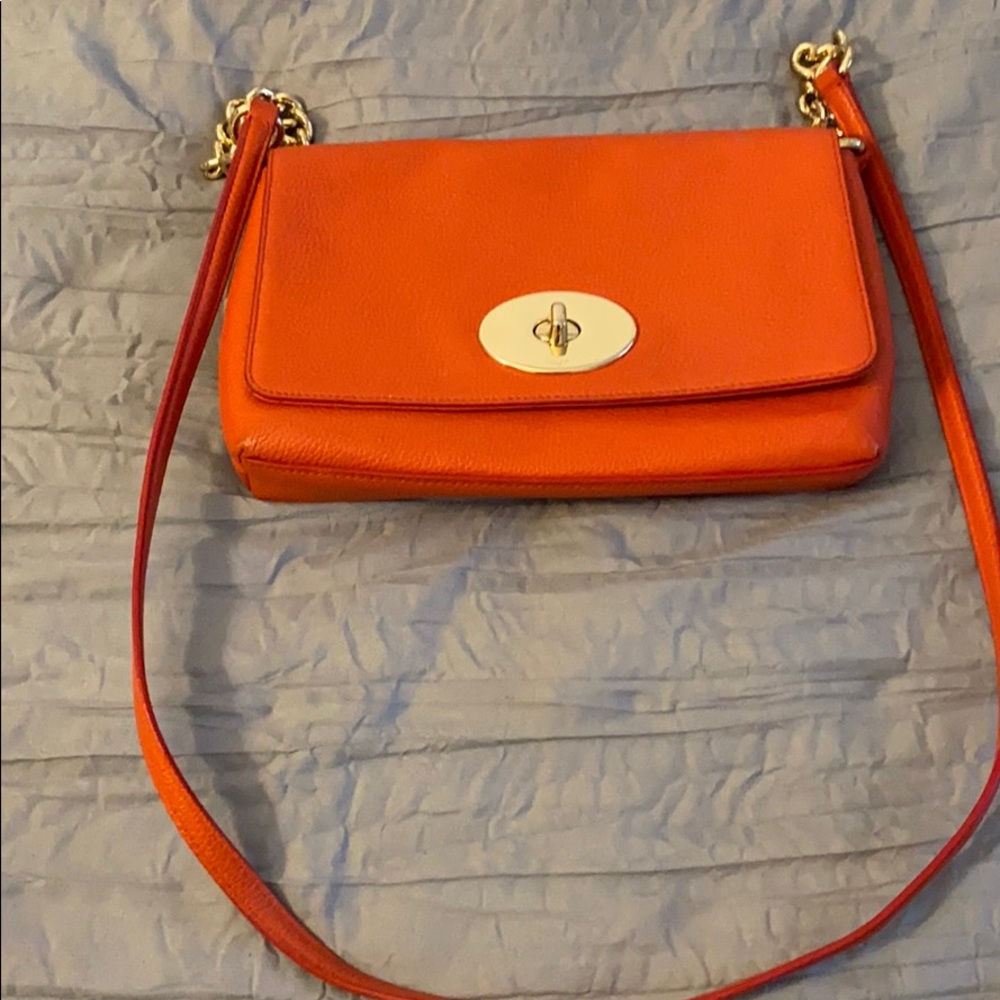 Coach Cross Body Bag metal hardware.